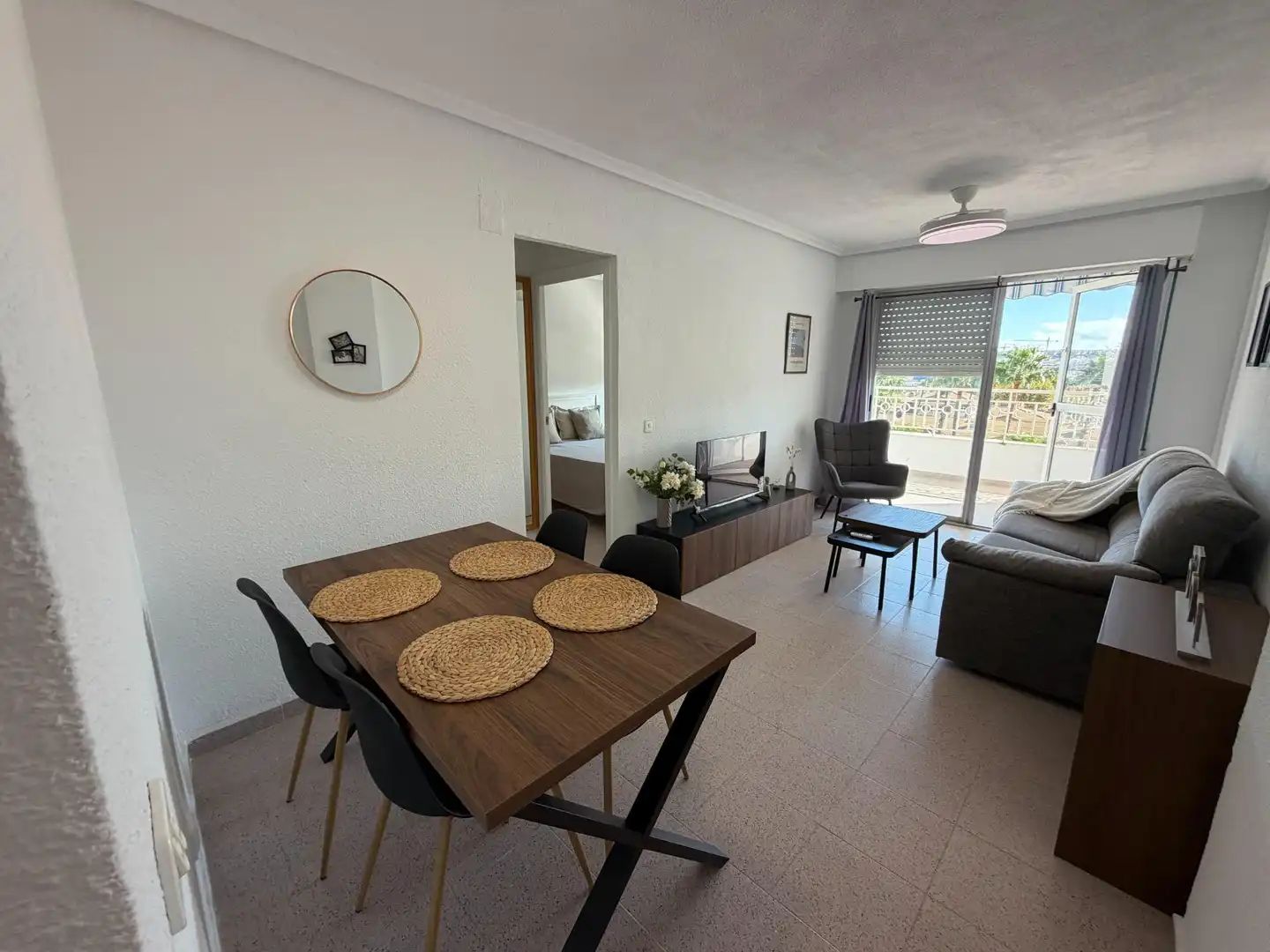 Dining room of Apartments for rent in Santa Pola  with Air Conditioner, Heating and Terrace