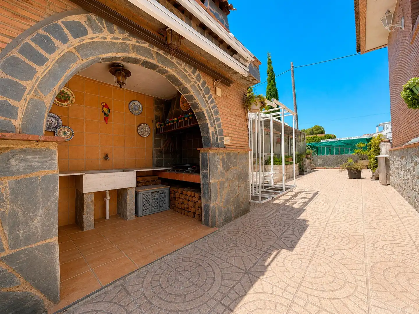 Terrassa de Casa o xalet en venda en L'Eliana amb Aire condicionat, Jardí privat i Terrassa