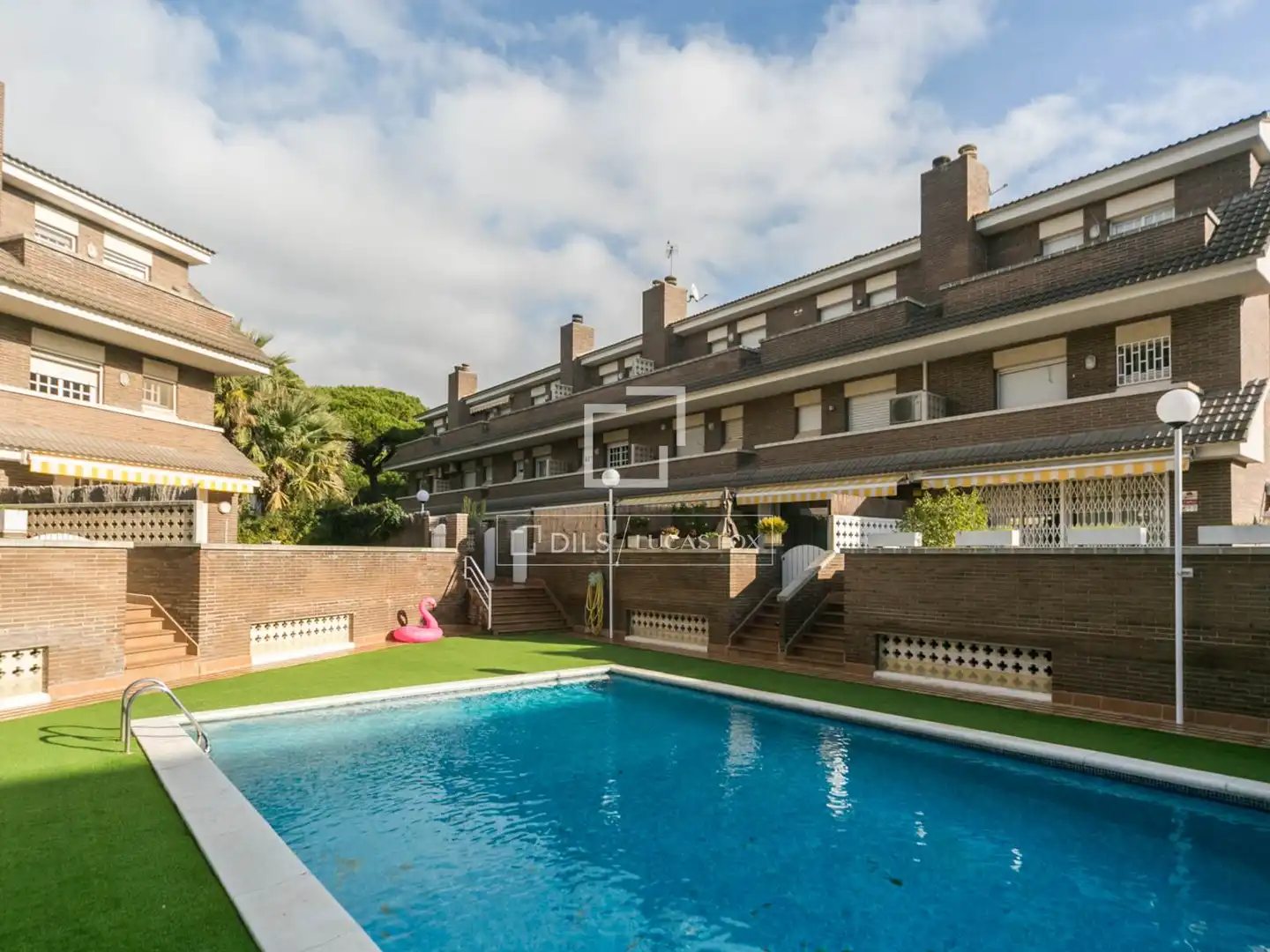 Exterior view of Houses for sale in Castelldefels  with Private garden, Terrace and Swimming Pool