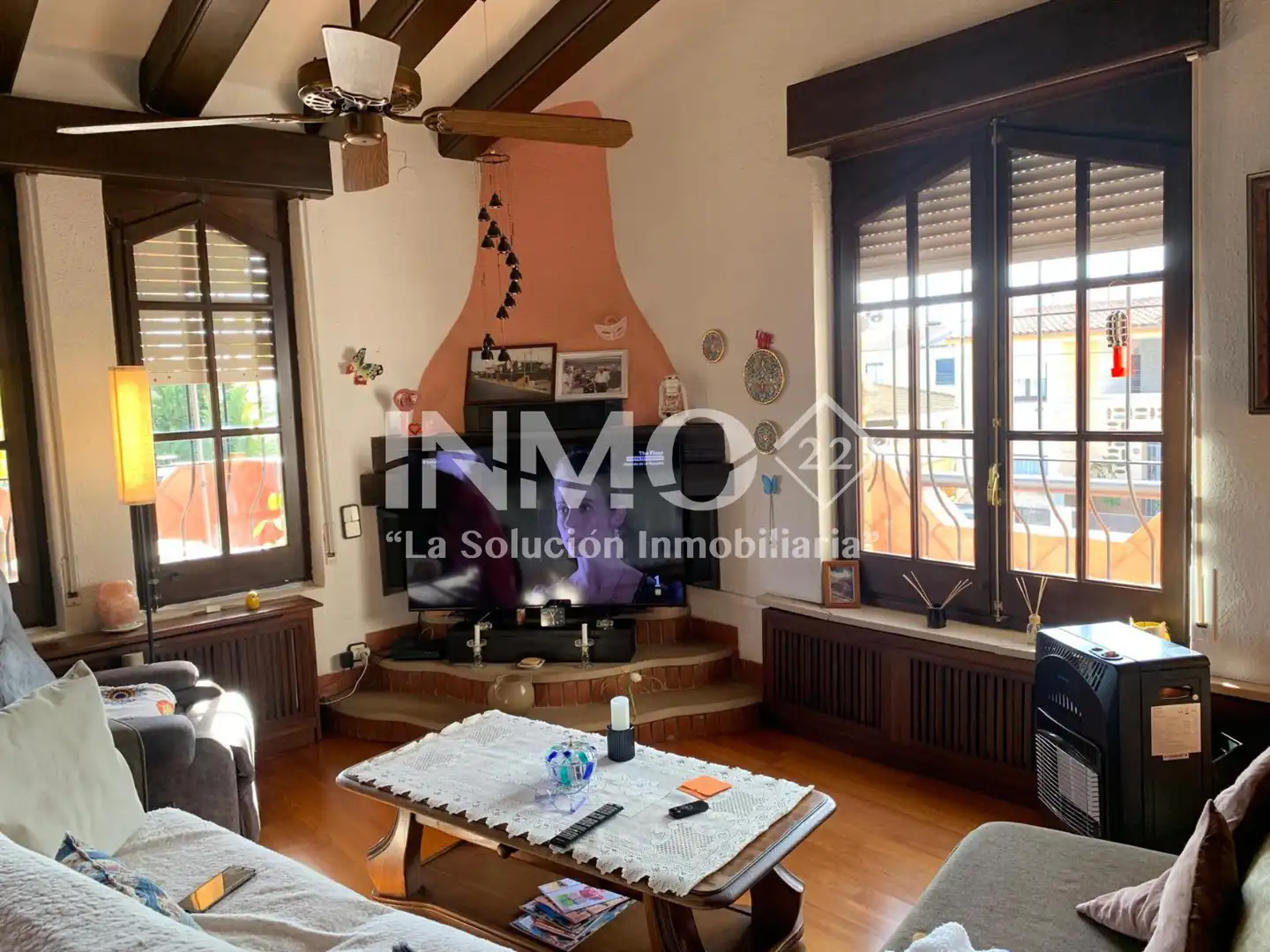 Sala d'estar de Casa o xalet en venda en Cambrils amb Calefacció, Jardí privat i Terrassa