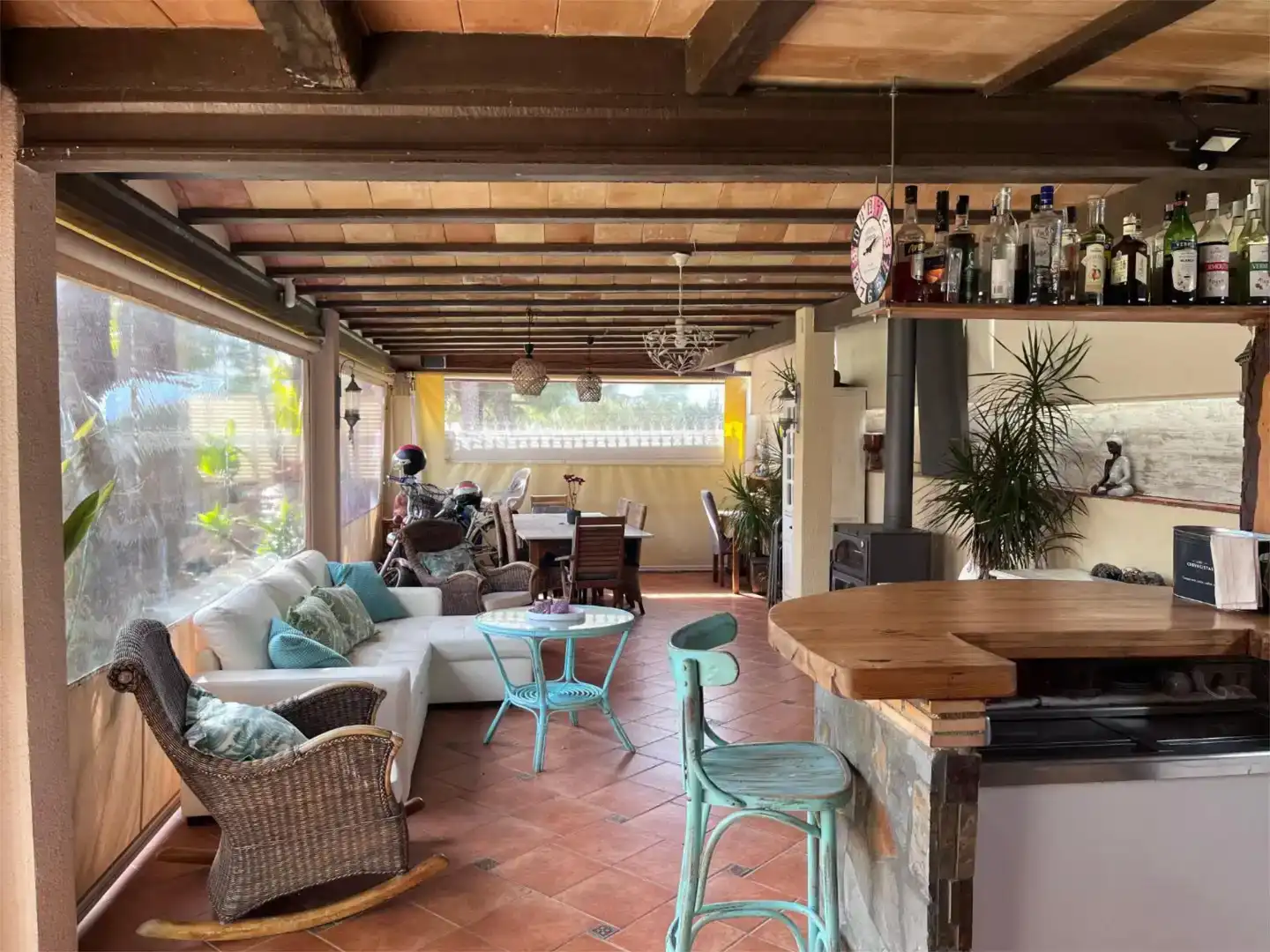 Terrassa de Pis en venda en Els Poblets amb Aire condicionat, Jardí privat i Parquet