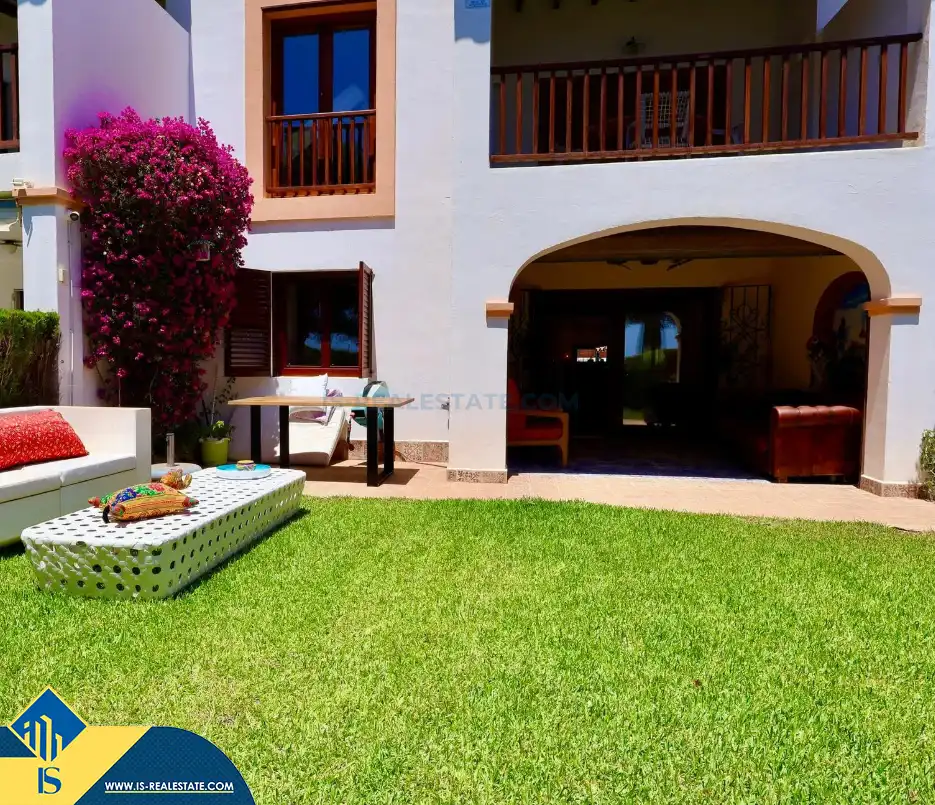 Garten von Wohnung zum Verkauf in Santa Eulària des Riu mit Terrasse, Möbliert und Gemeinschaftspool