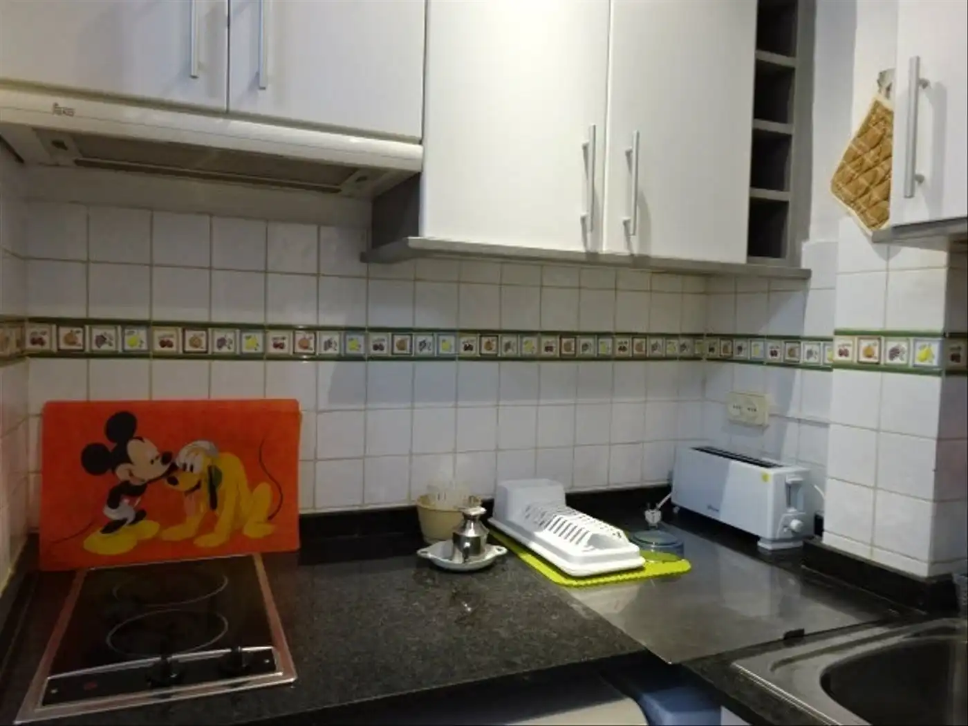 Cocina de Apartamento de alquiler en Barcelona con Aire acondicionado, Calefacción y Amueblado