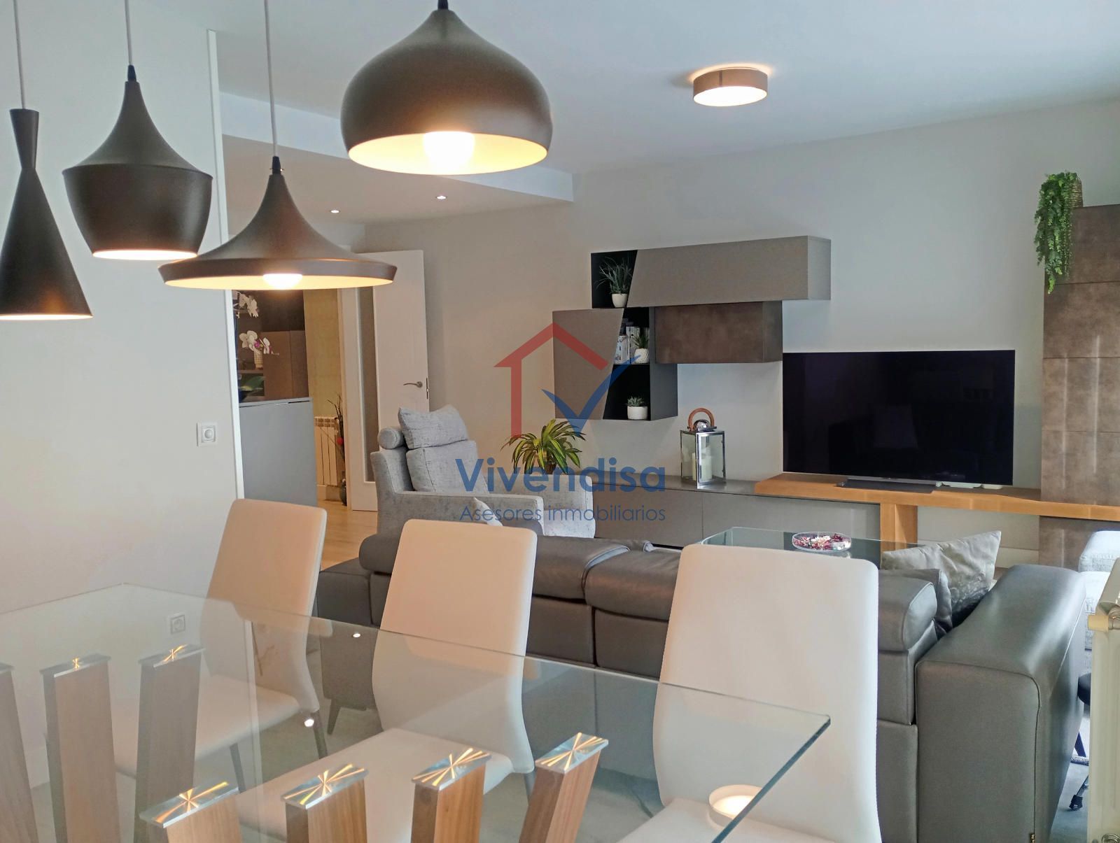 Living room of Flat for sale in Guadalajara Capital  with Air Conditioner, Heating and Parquet flooring