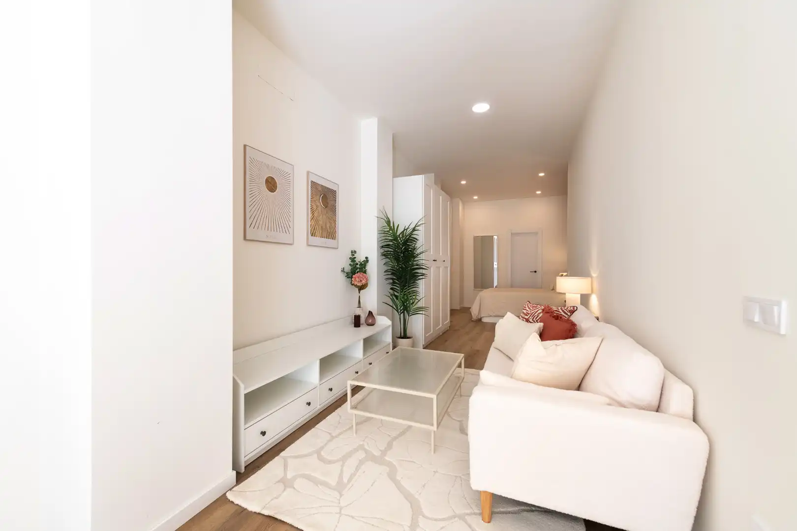 Sala de estar de Piso en venta en Málaga con Amueblado
