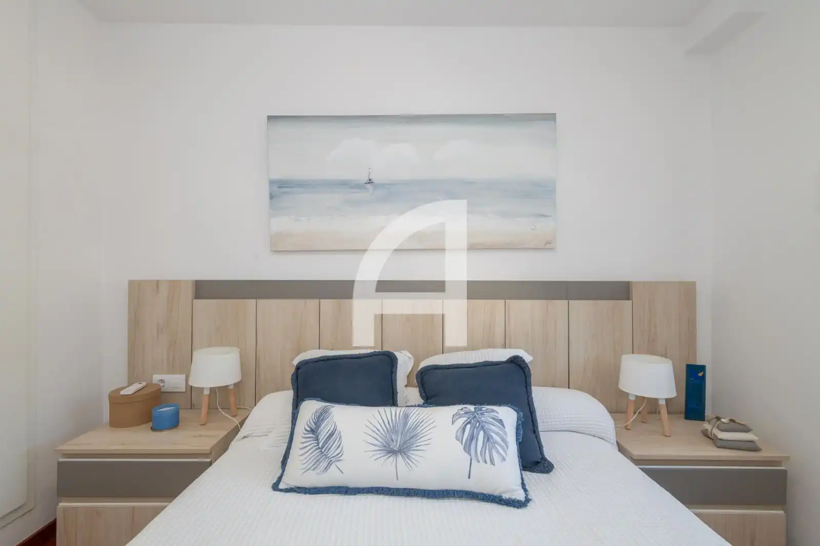 Schlafzimmer von Einfamilien-Reihenhaus zum Verkauf in Castell d'Aro, Platja d'Aro i s'Agaró mit Klimaanlage, Privatgarten und Terrasse