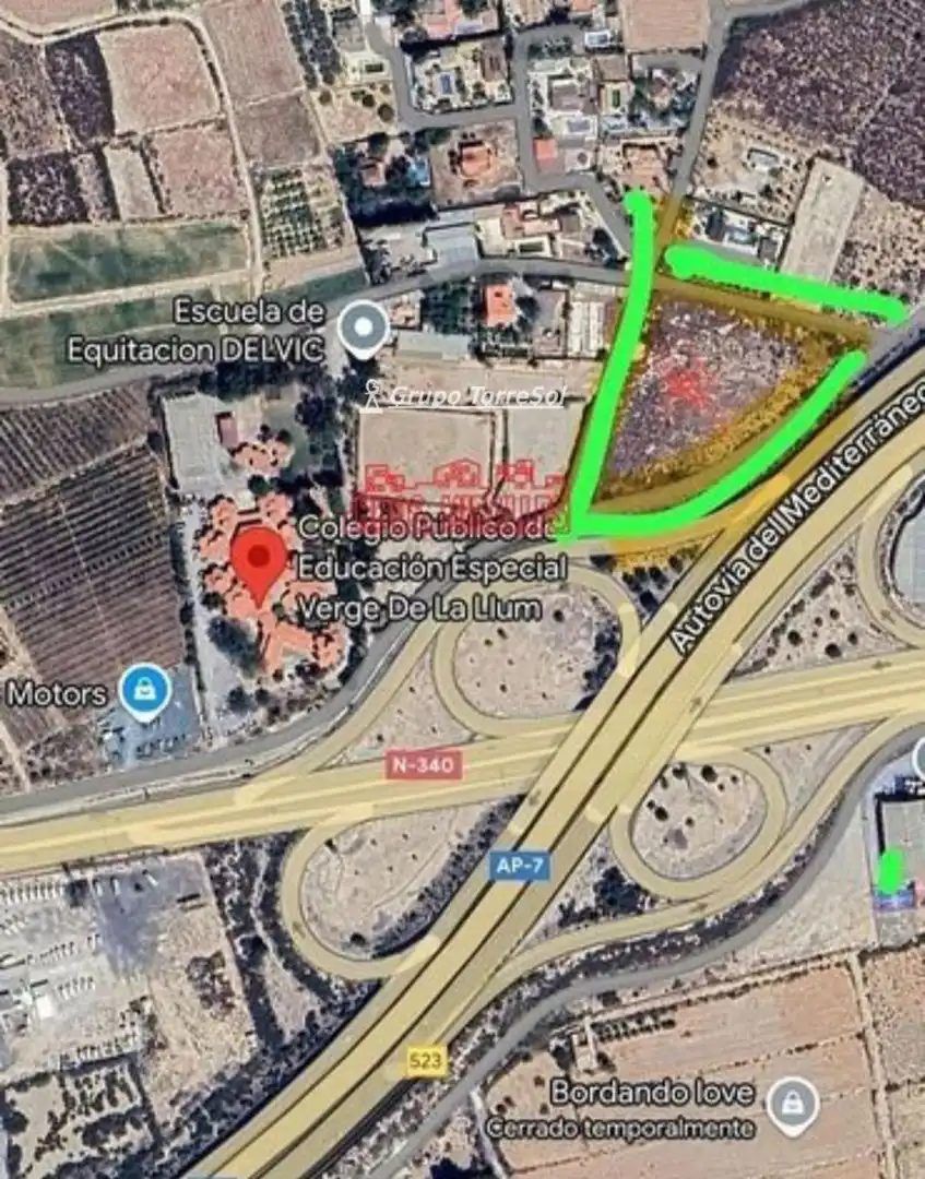 Vista exterior de Terreno en venta en Elche / Elx