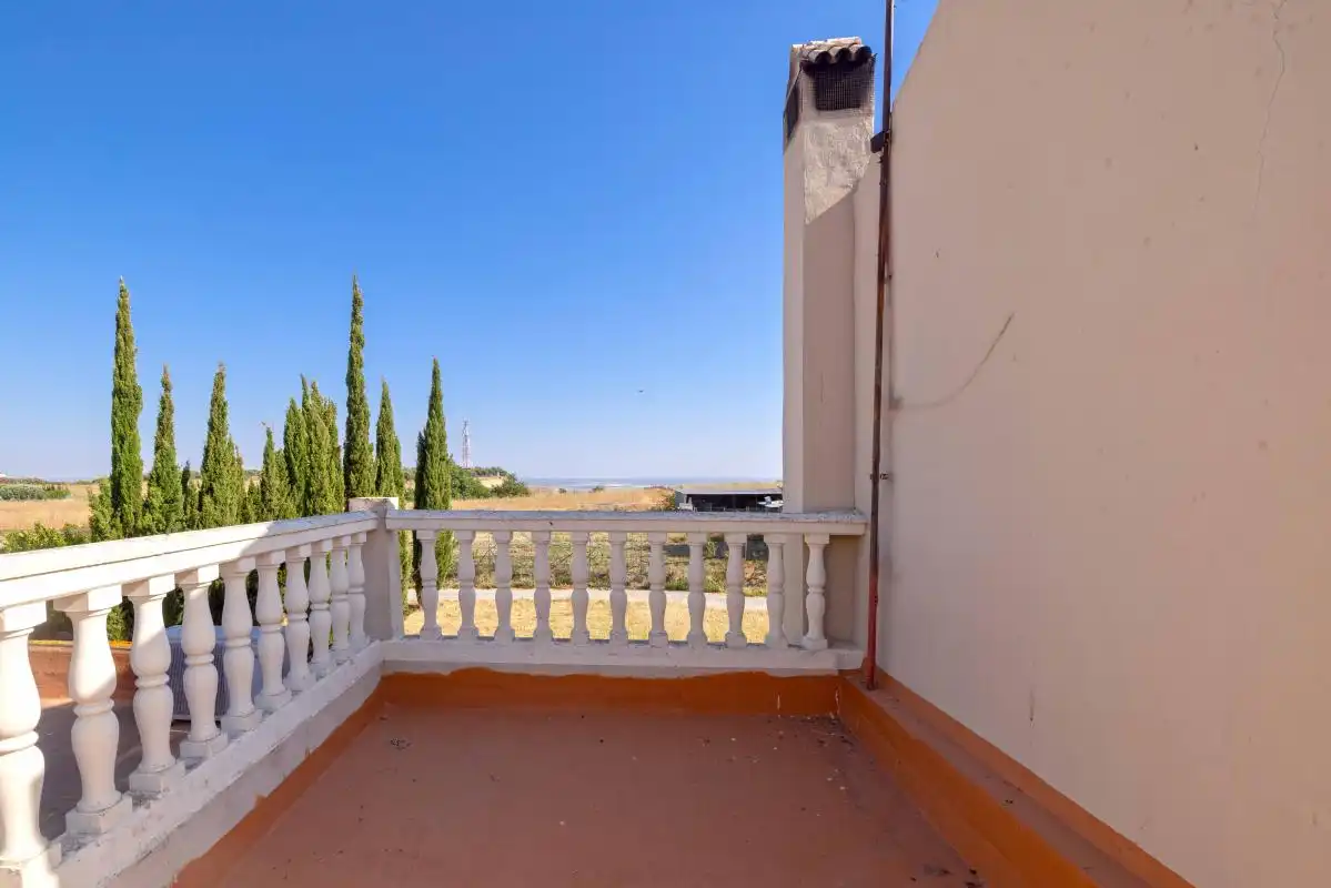 Terraza de Casa adosada en venta en Valencina de la Concepción con Aire acondicionado, Calefacción y Terraza
