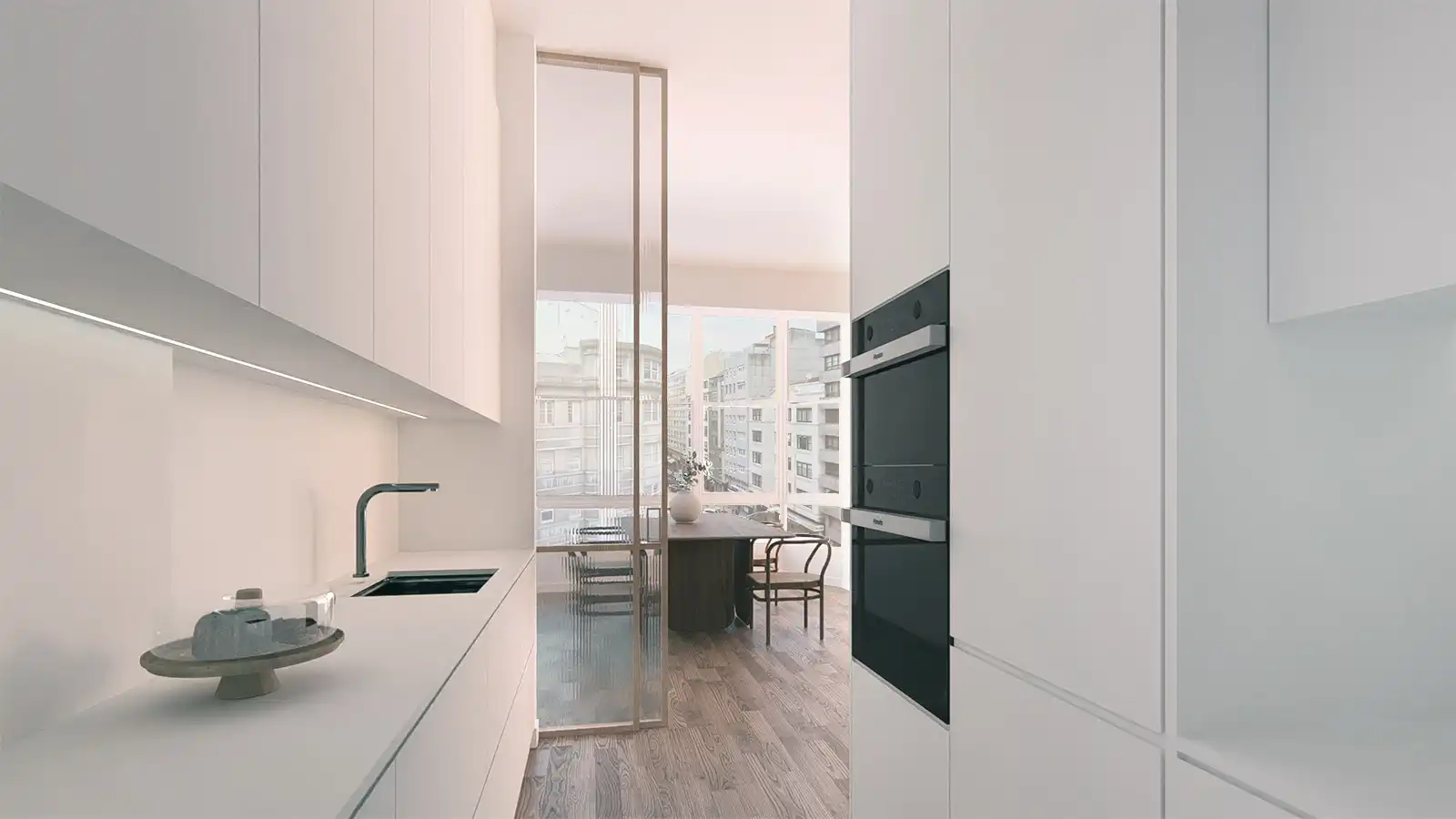 Kitchen of Flat for sale in A Coruña Capital 