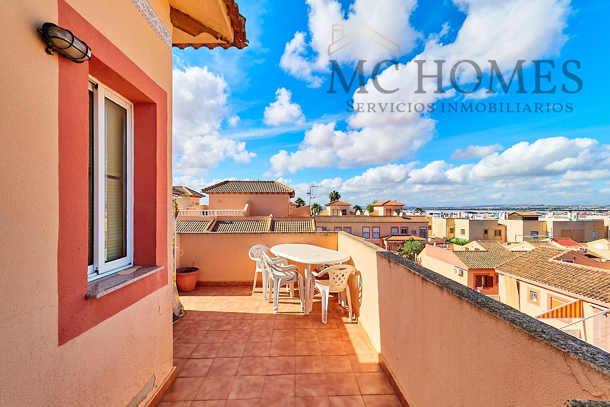 Terrace of Single-family semi-detached to rent in Torrevieja  with Private garden, Terrace and Furnished