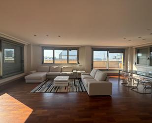 Living room of Attic for sale in  Valencia Capital  with Air Conditioner, Terrace and Balcony