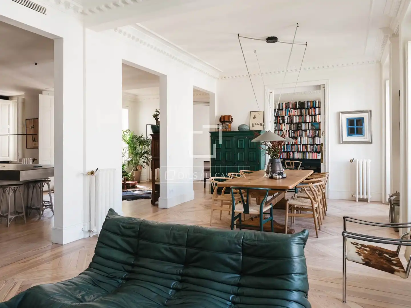 Sala de estar de Piso de alquiler en Salamanca con Aire acondicionado, Amueblado y Balcón
