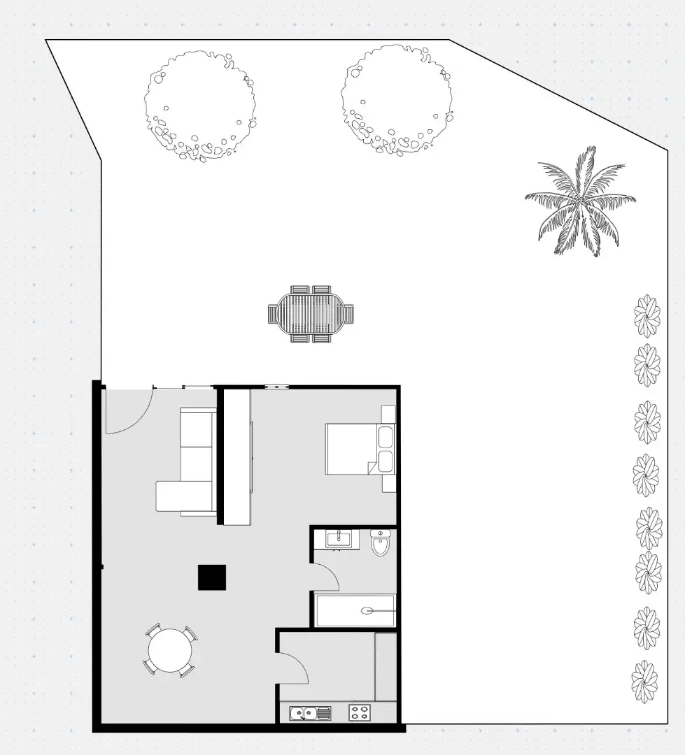 Loft de alquiler en Barcelona con Aire acondicionado, Calefacción y Jardín privado