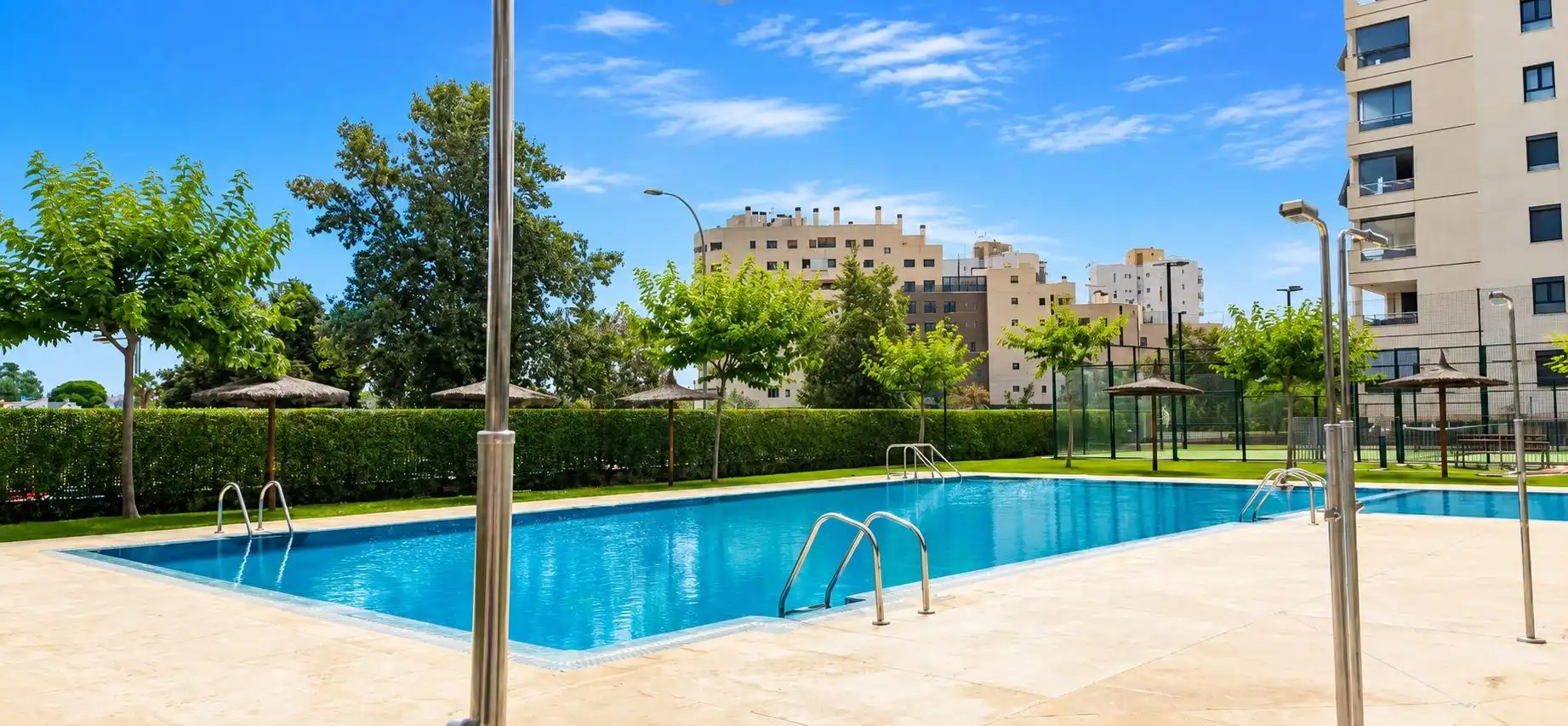 Swimming pool of Apartments for sale in Alicante / Alacant  with Air Conditioner, Heating and Terrace