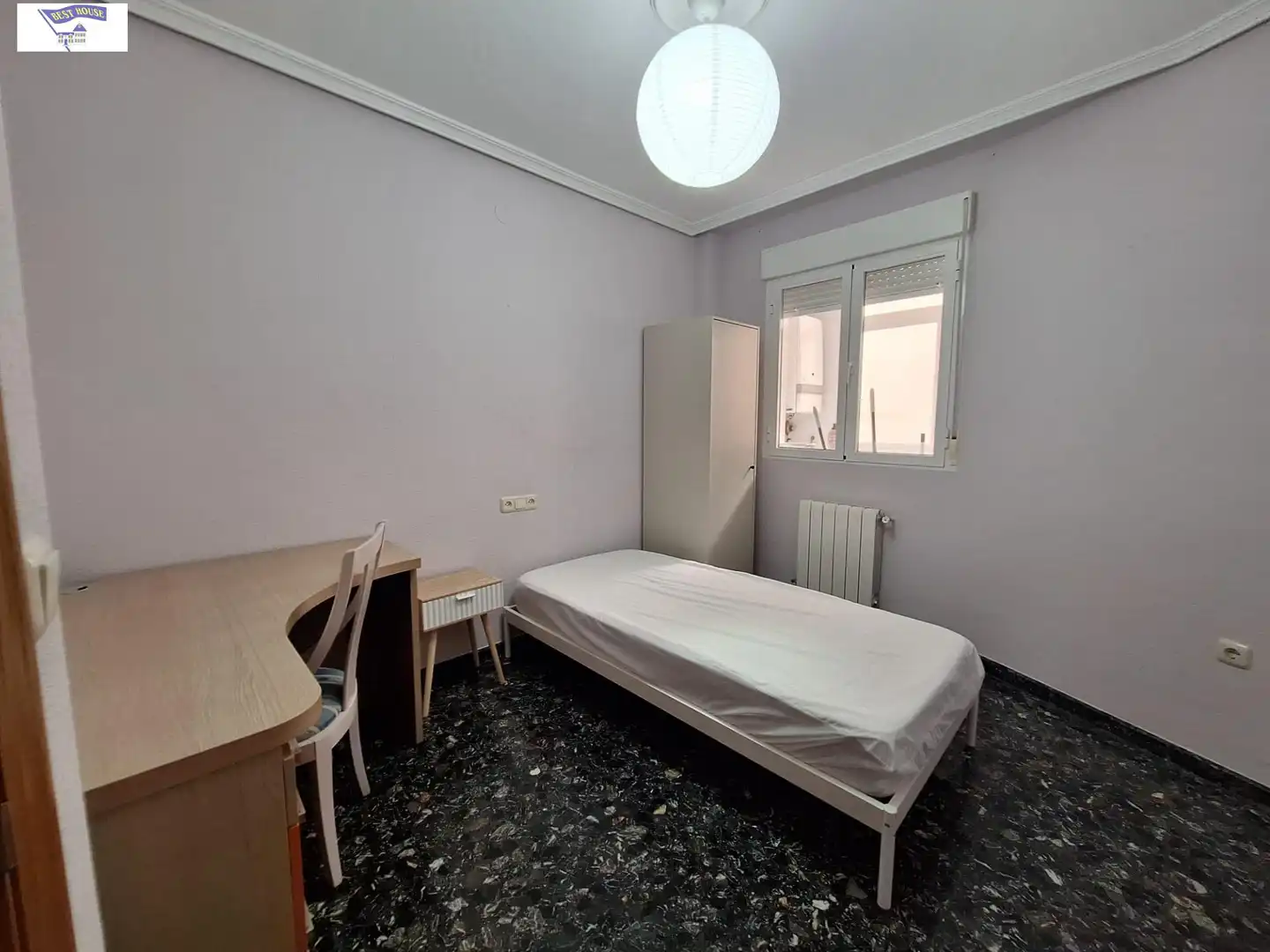 Schlafzimmer von Wohnung zur untervermieten in Albacete mit Heizung