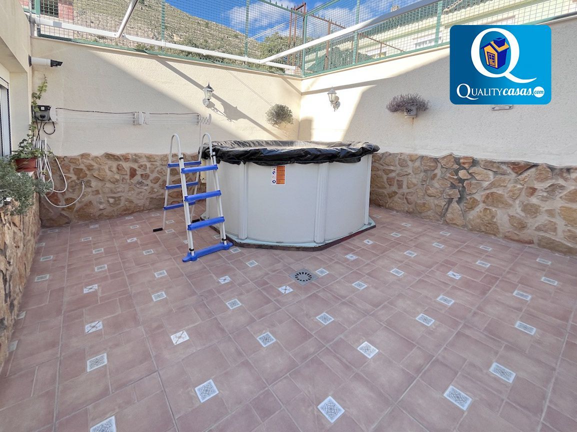 Swimming pool of Single-family semi-detached for sale in Jijona / Xixona  with Air Conditioner, Heating and Terrace