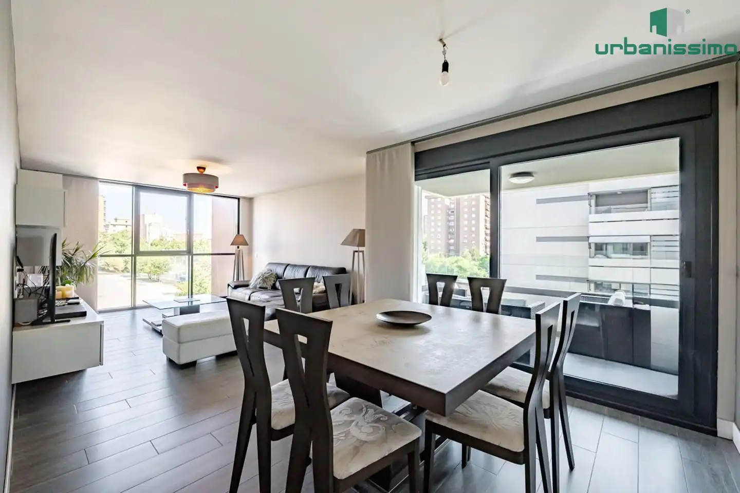 Dining room of Flat for sale in Madrid  with Air Conditioner, Terrace and Storage room