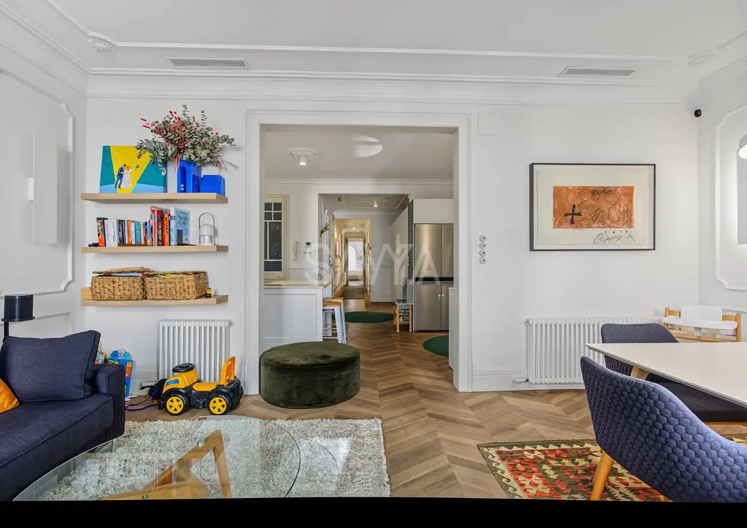 Sala de estar de Piso en venta en Barcelona con Aire acondicionado, Calefacción y Terraza