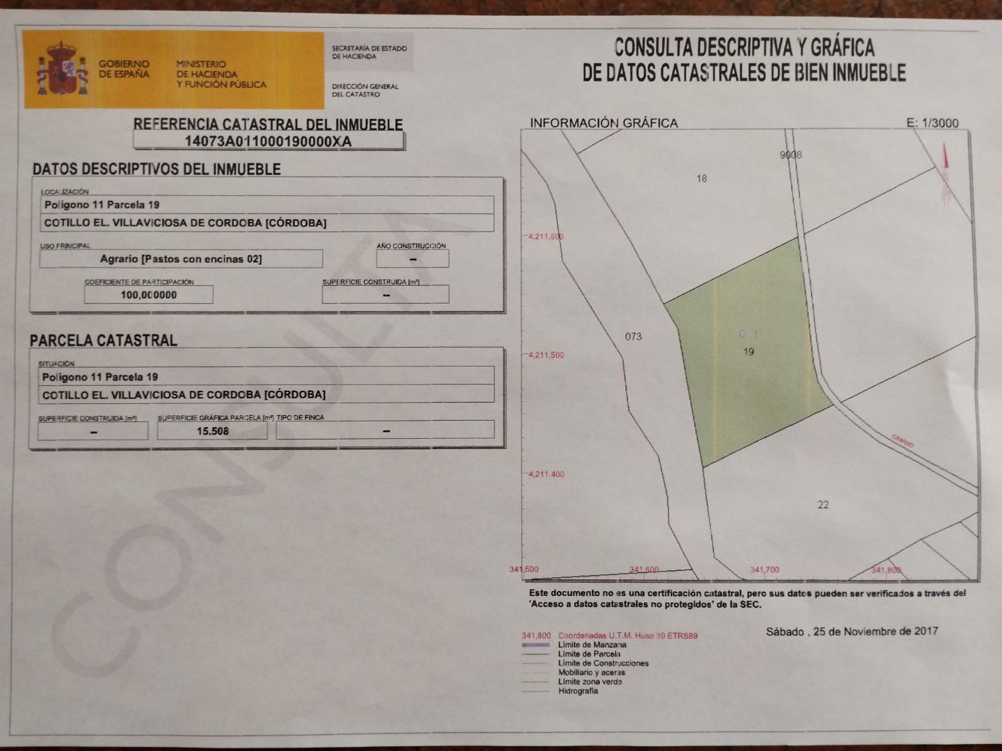 Land for sale in Villaviciosa de Córdoba