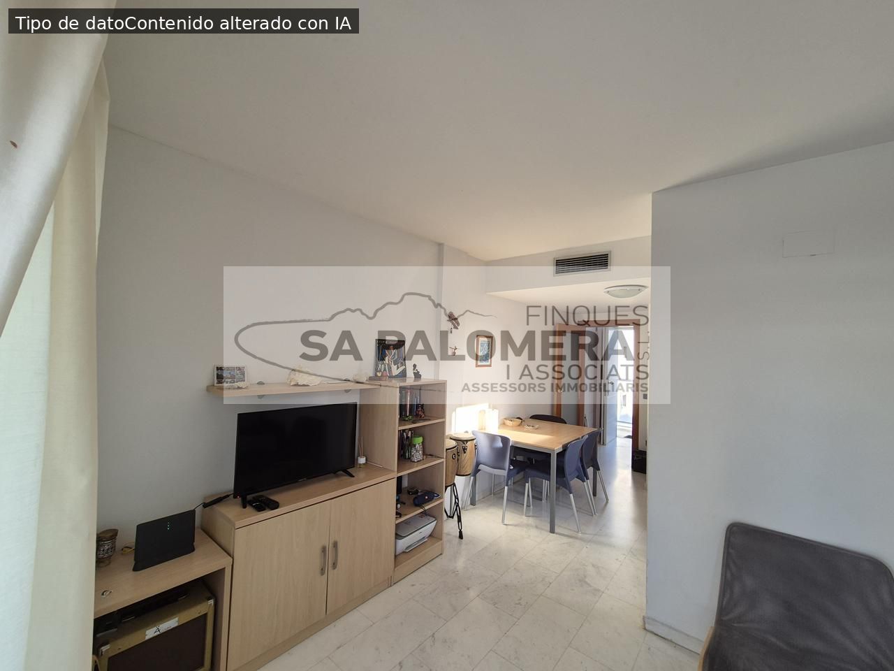 Sala d'estar de Pis en venda en Blanes amb Aire condicionat, Terrassa i Moblat