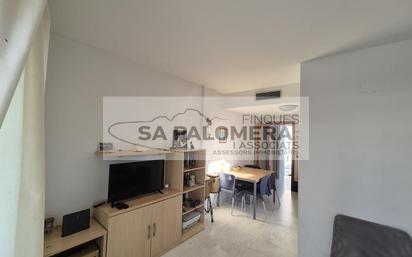 Living room of Flat for sale in Blanes  with Air Conditioner, Terrace and Furnished
