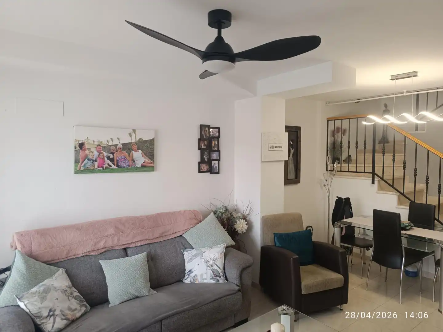 Sala de estar de Casa adosada en venta en Cartagena