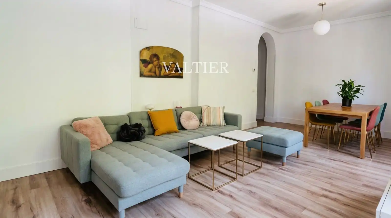 Living room of Flat for rent in Retiro