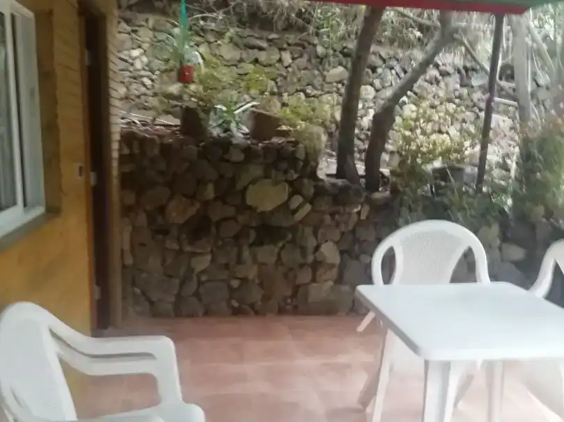 Terrassa de Finca rústica per a compartir en San Juan de la Rambla amb Aire condicionat, Jardí privat i Moblat