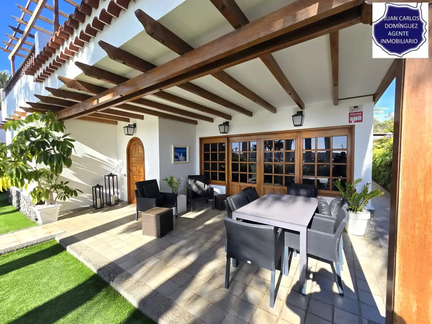 Terraza de Casa o chalet de alquiler en San Bartolomé de Tirajana con Aire acondicionado, Jardín privado y Terraza