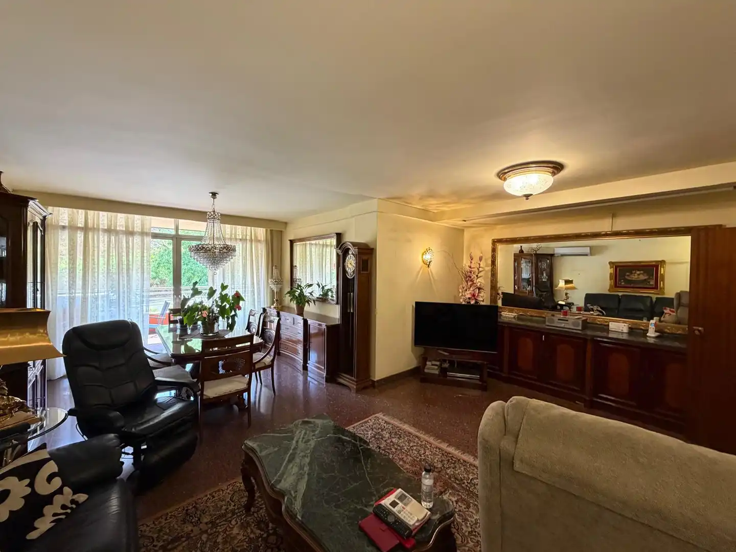 Living room of Flat for sale in Lleida  with Air Conditioner, Heating and Furnished