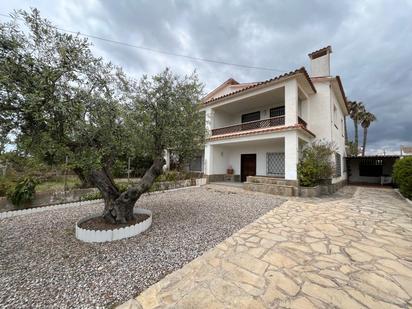 Exterior view of Single-family semi-detached for sale in Roda de Berà  with Terrace and Balcony