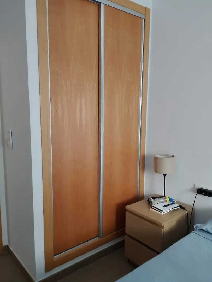 Dormitori de Apartament de lloguer en Piles amb Aire condicionat, Moblat i Forn