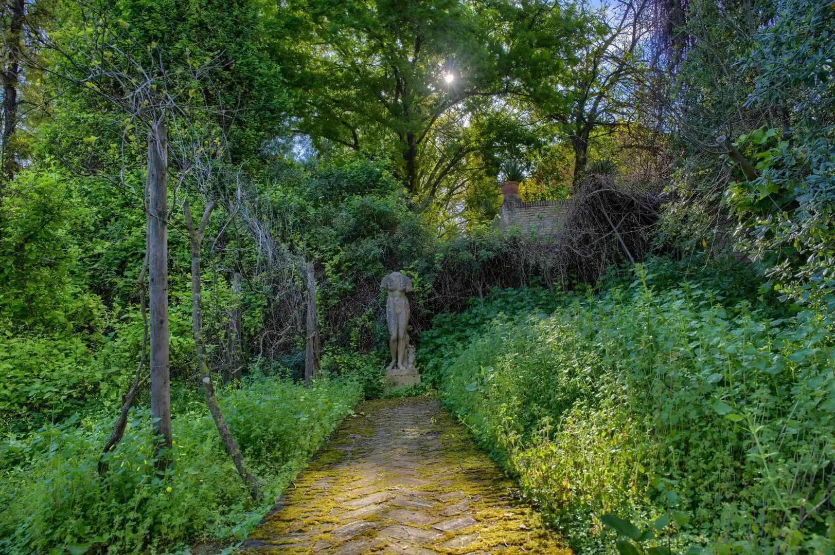 Jardí de Casa o xalet en venda en Sanlúcar la Mayor amb Aire condicionat, Jardí privat i Terrassa