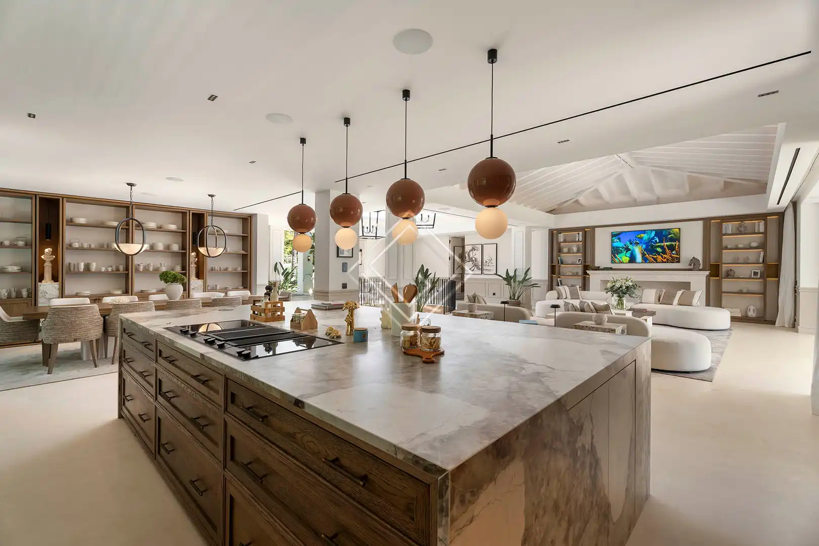 Cocina de Casa o chalet en venta en Marbella con Aire acondicionado, Jardín privado y Terraza