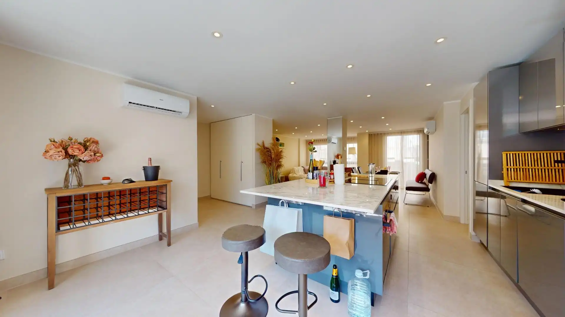 Kitchen of Flat for sale in  Palma de Mallorca  with Air Conditioner, Heating and Terrace