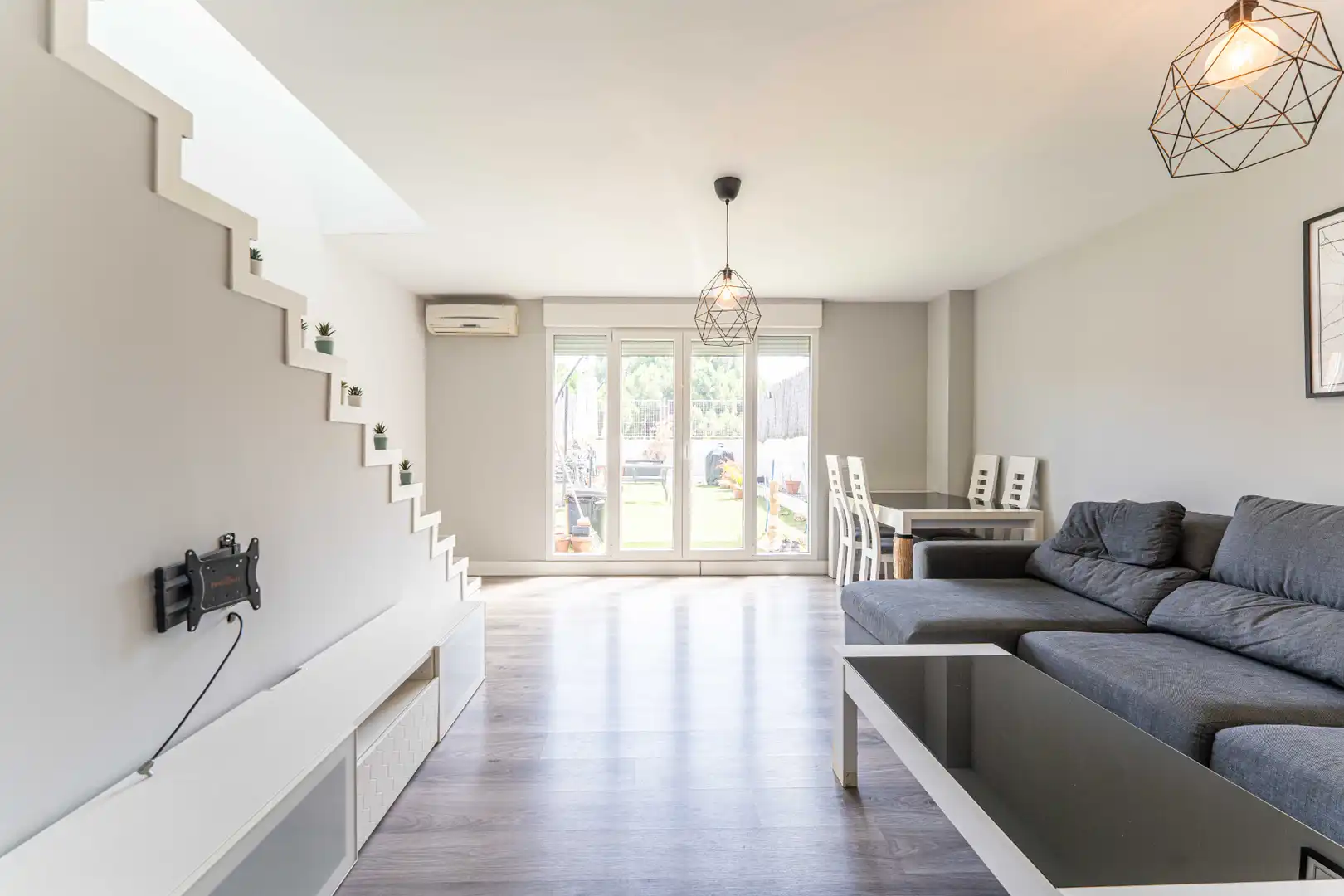 Living room of Flat for sale in Arroyomolinos (Madrid)  with Air Conditioner, Heating and Furnished