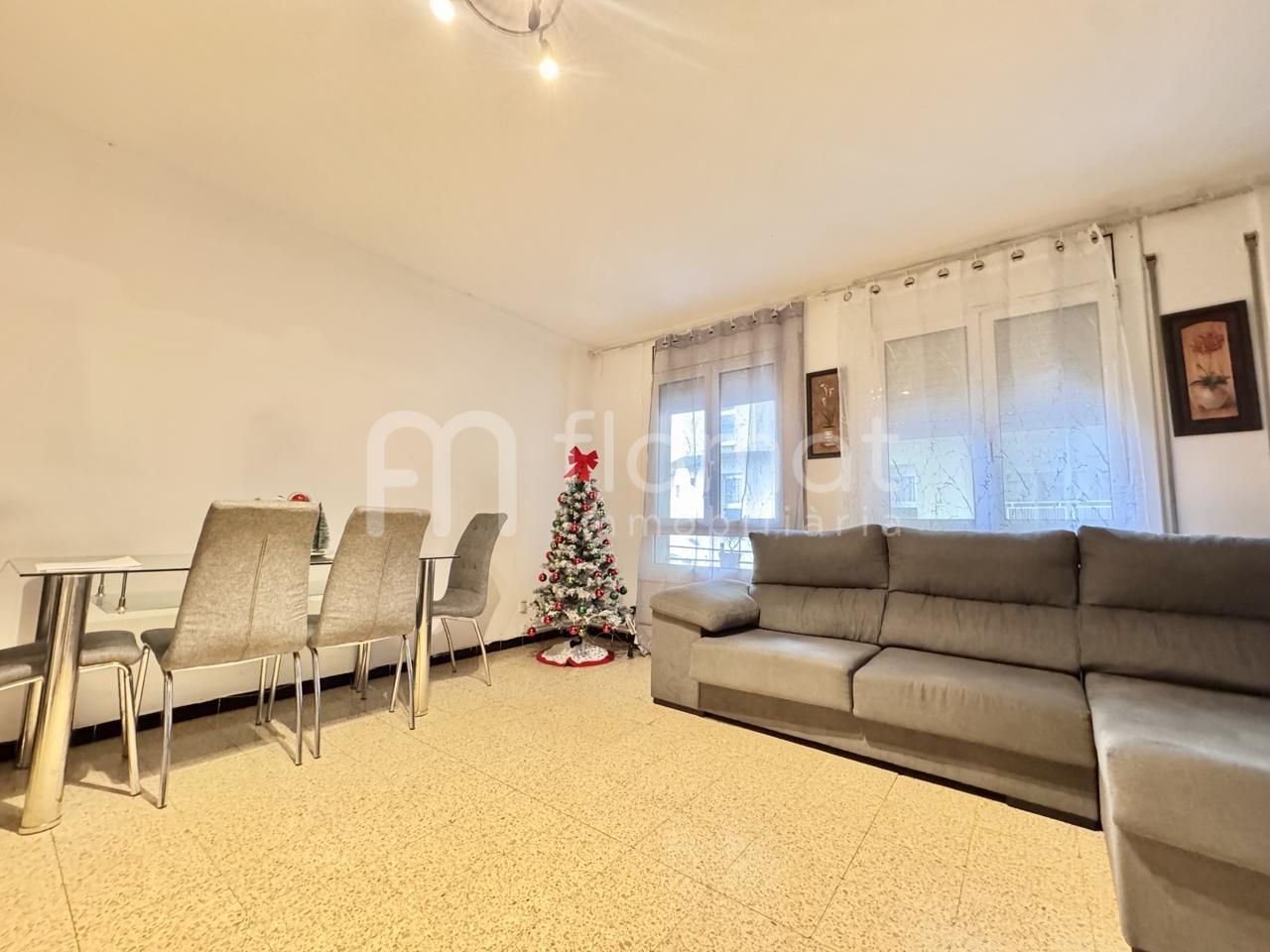 Living room of Flat for sale in Girona Capital  with Heating