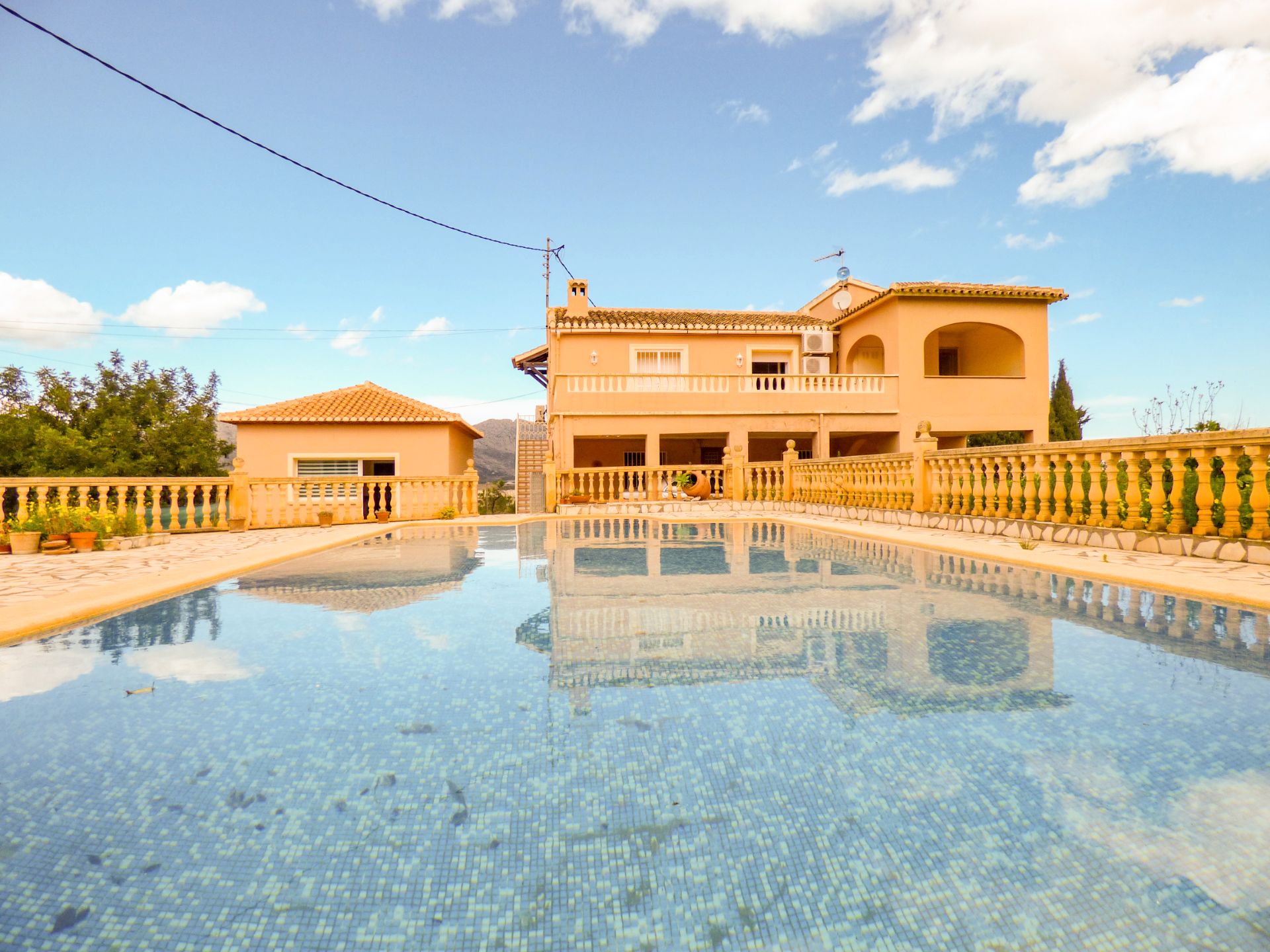Swimming pool of House or chalet for sale in Benidoleig  with Air Conditioner, Heating and Private garden