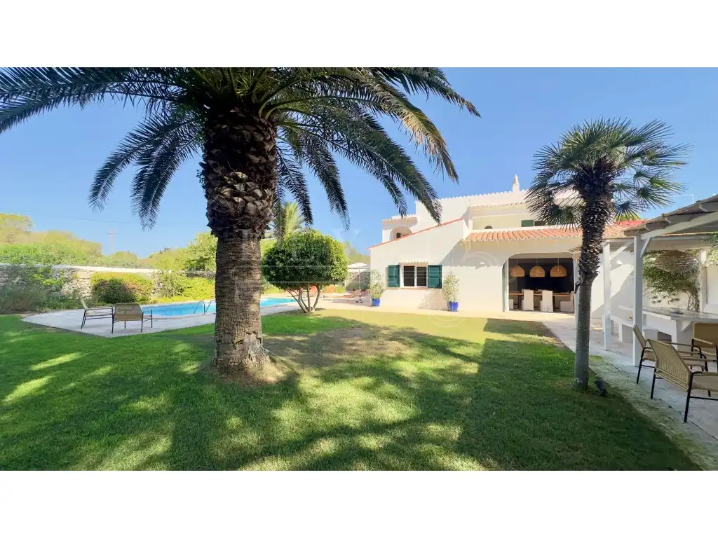 Exterior view of Houses for sale in Es Castell  with Air Conditioner, Heating and Private garden