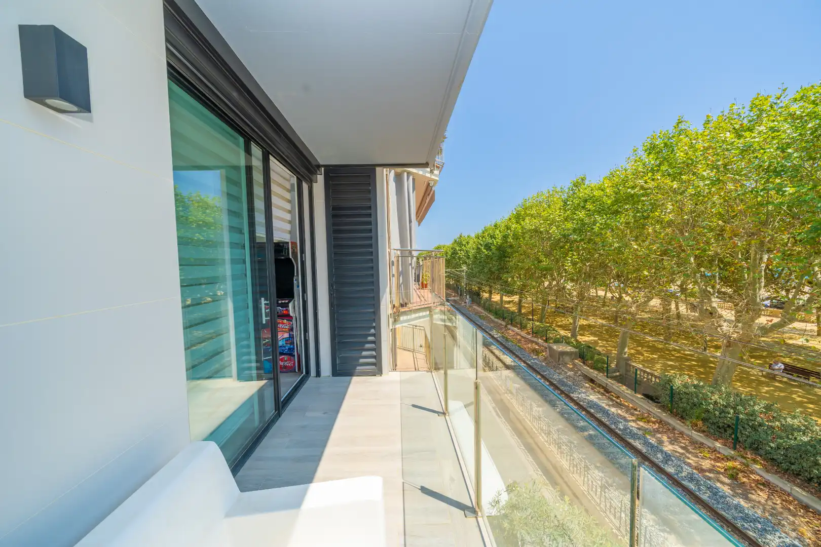 Terrasse von Dachboden zum Verkauf in Calella mit Klimaanlage, Terrasse und Schwimmbad