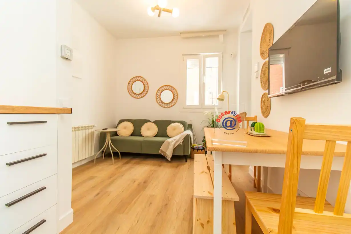 Sala de estar de Piso en venta en Madrid con Aire acondicionado, Calefacción y Amueblado