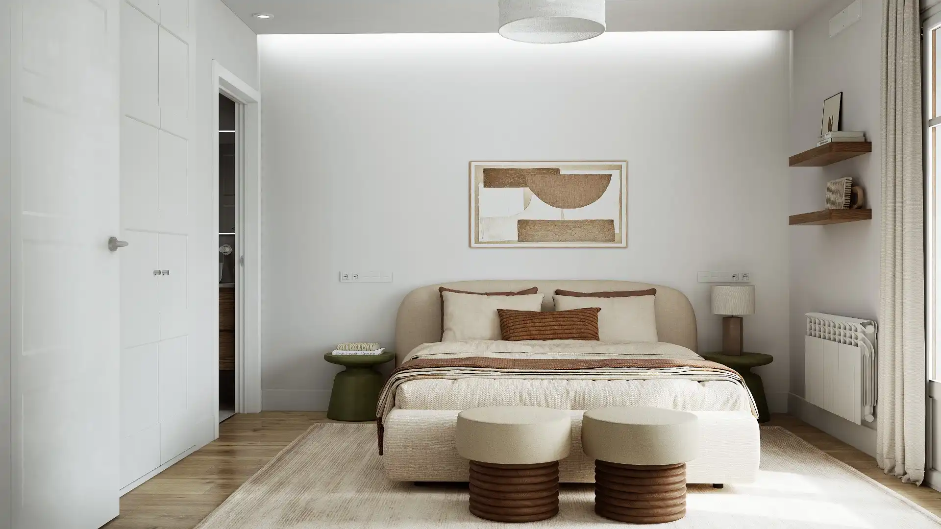 Schlafzimmer von Dachboden zum Verkauf in Bilbao  mit Terrasse