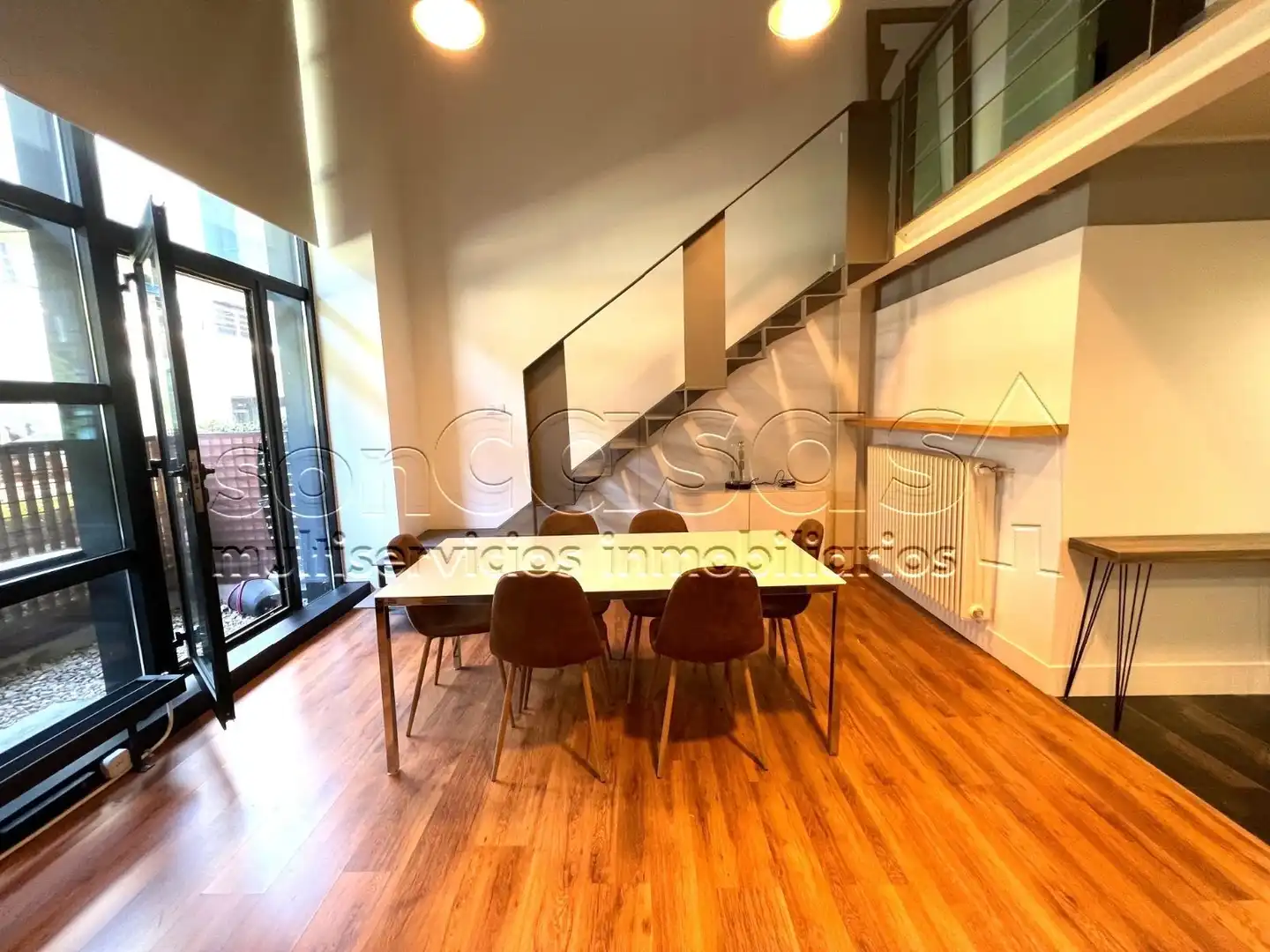 Esszimmer von Maisonette zur Miete in Alcobendas mit Klimaanlage, Heizung und Terrasse