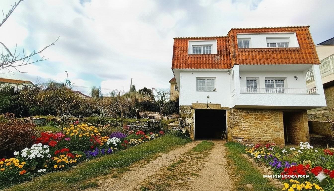 Jardí de Casa o xalet en venda en Vigo  amb Calefacció, Jardí privat i Terrassa