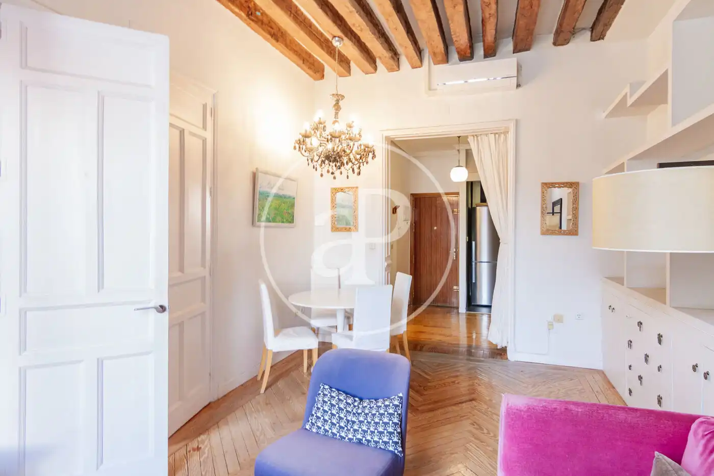 Sala de estar de Piso en venta en Madrid con Aire acondicionado, Calefacción y Balcón