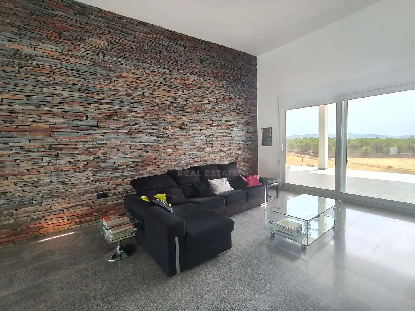 Sala de estar de Casa o chalet en venta en Alburquerque con Calefacción y Piscina
