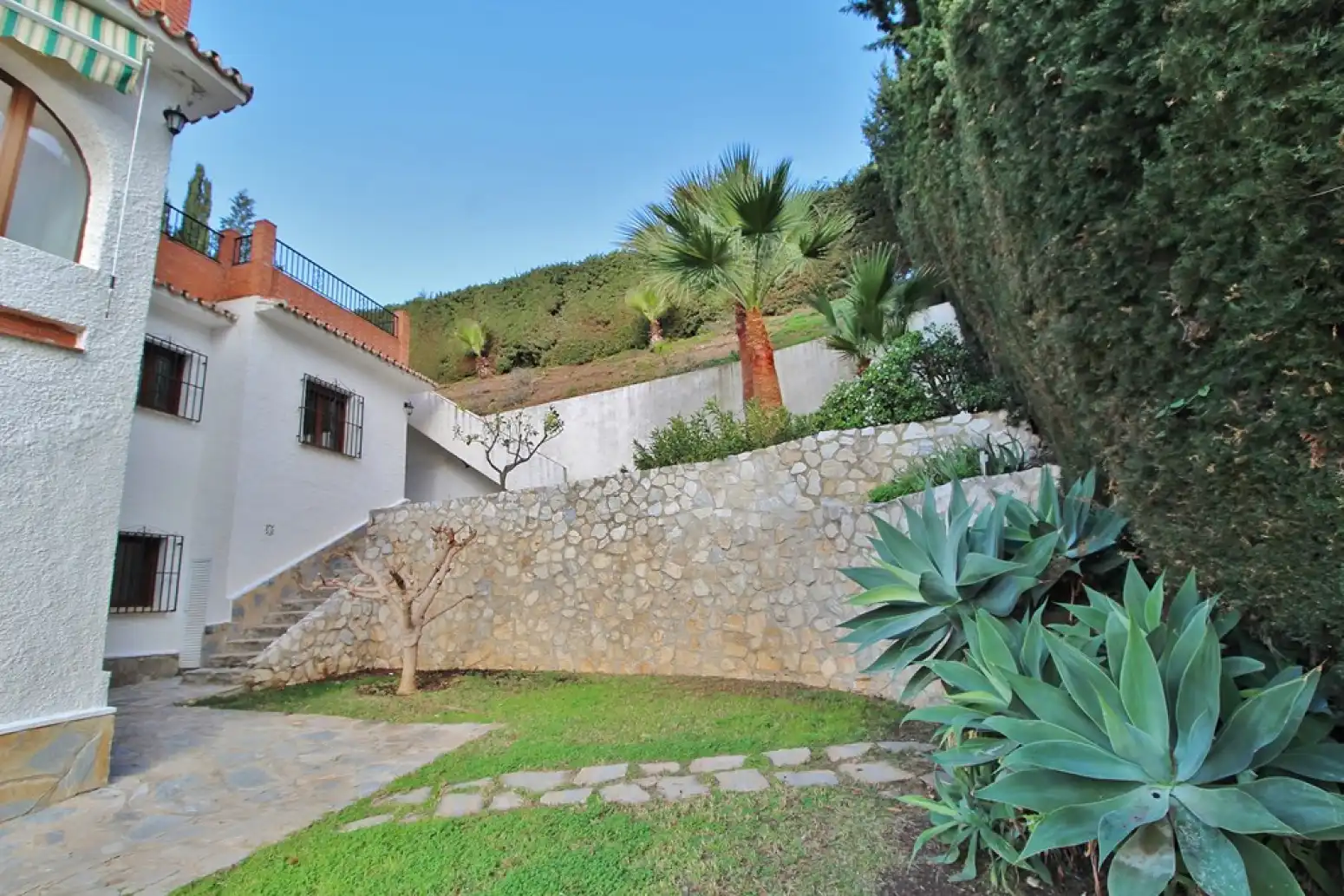 Jardí de Casa o xalet en venda en Rincón de la Victoria amb Aire condicionat, Jardí privat i Terrassa