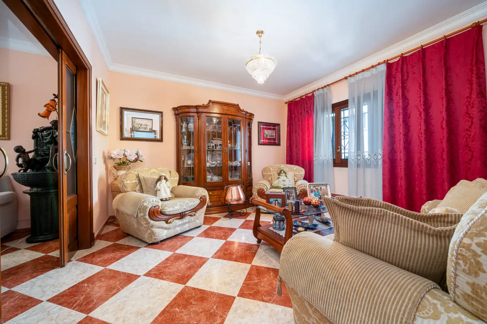 Sala de estar de Casa o chalet en venta en Santanyí con Aire acondicionado, Calefacción y Terraza