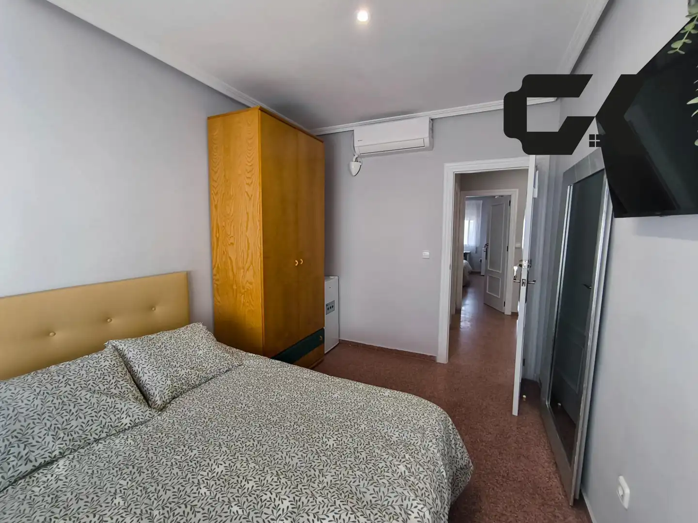 Bedroom of Flat for share in San Javier  with Air Conditioner
