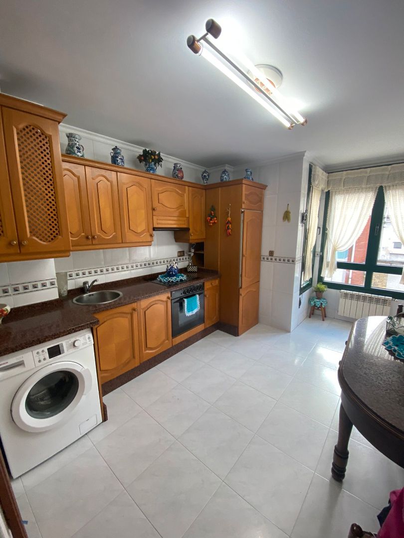 Kitchen of Flat for sale in Langreo  with Heating, Parquet flooring and Storage room